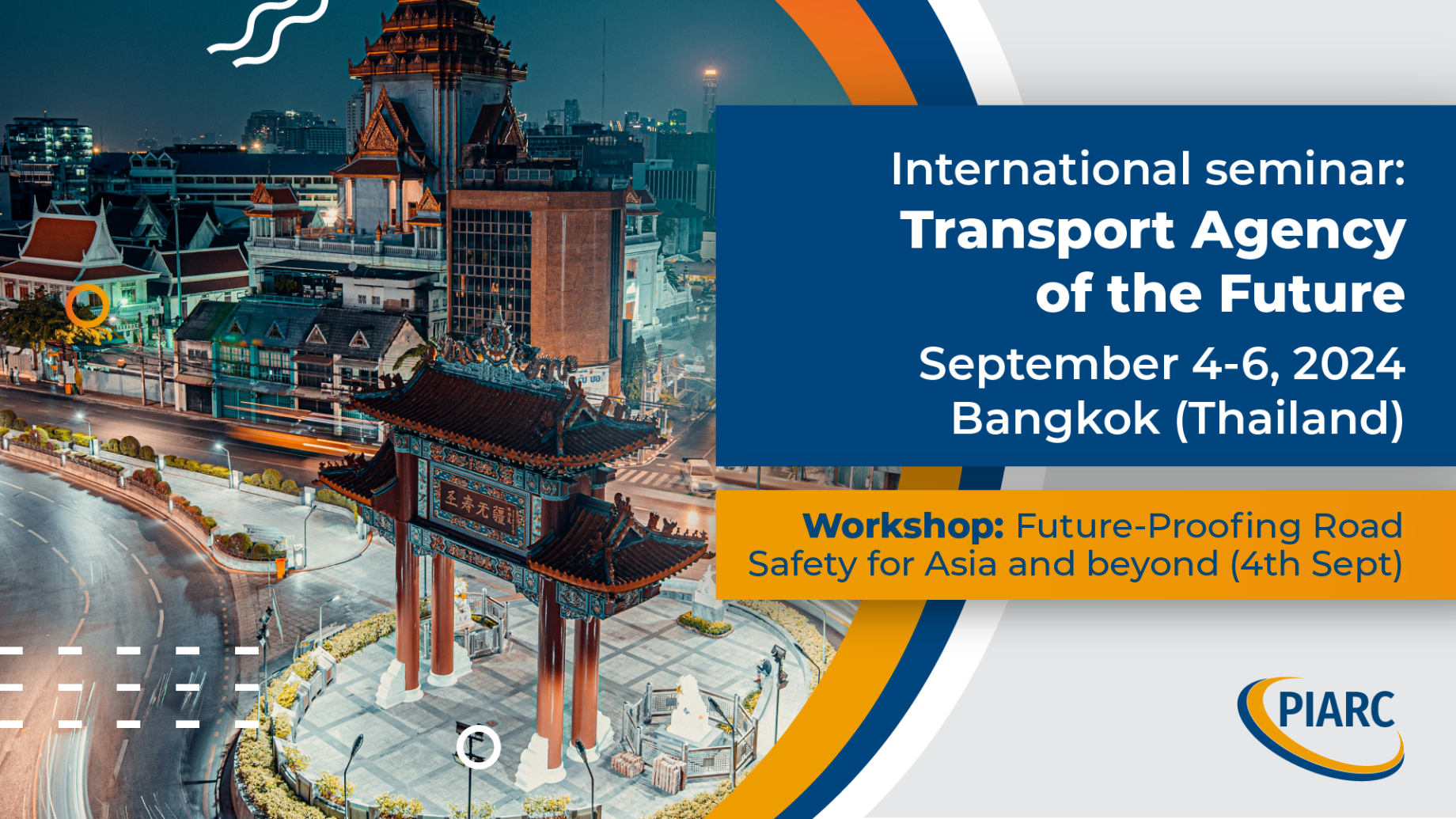 Save the date: PIARC Seminar and Workshop at the 5th ICHE 2024 in Bangkok