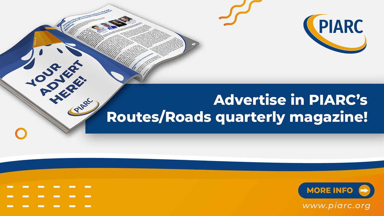 Advertise in PIARC’s Routes/Roads quarterly magazine