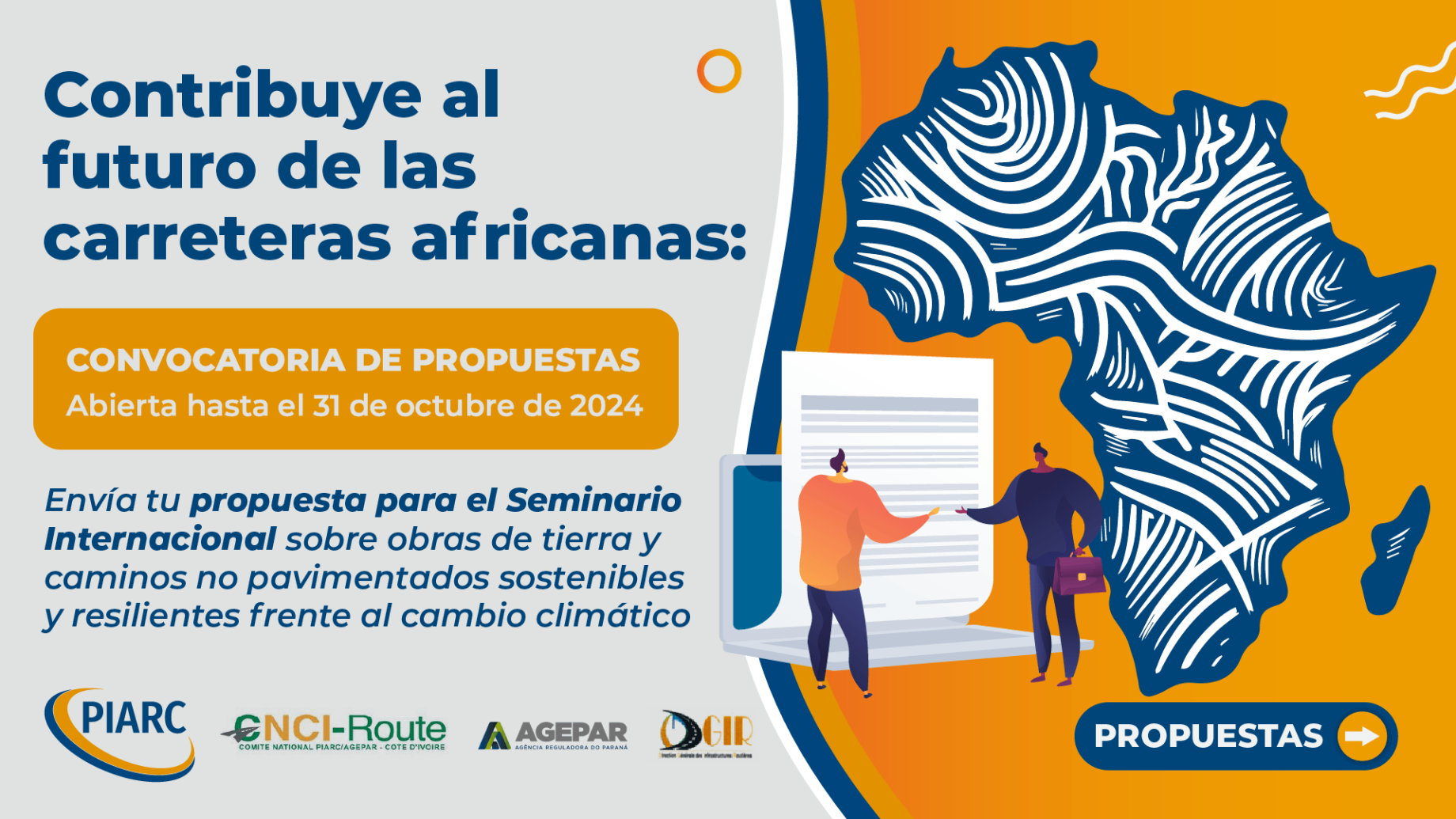 Participe en el futuro de las carreteras africanas: envíe su comunicación al seminario sobre obras de tierras resilientes frente al clima.