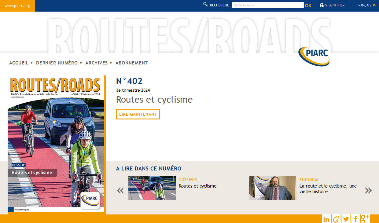 La revue Routes/Roads est disponible en version numérique.