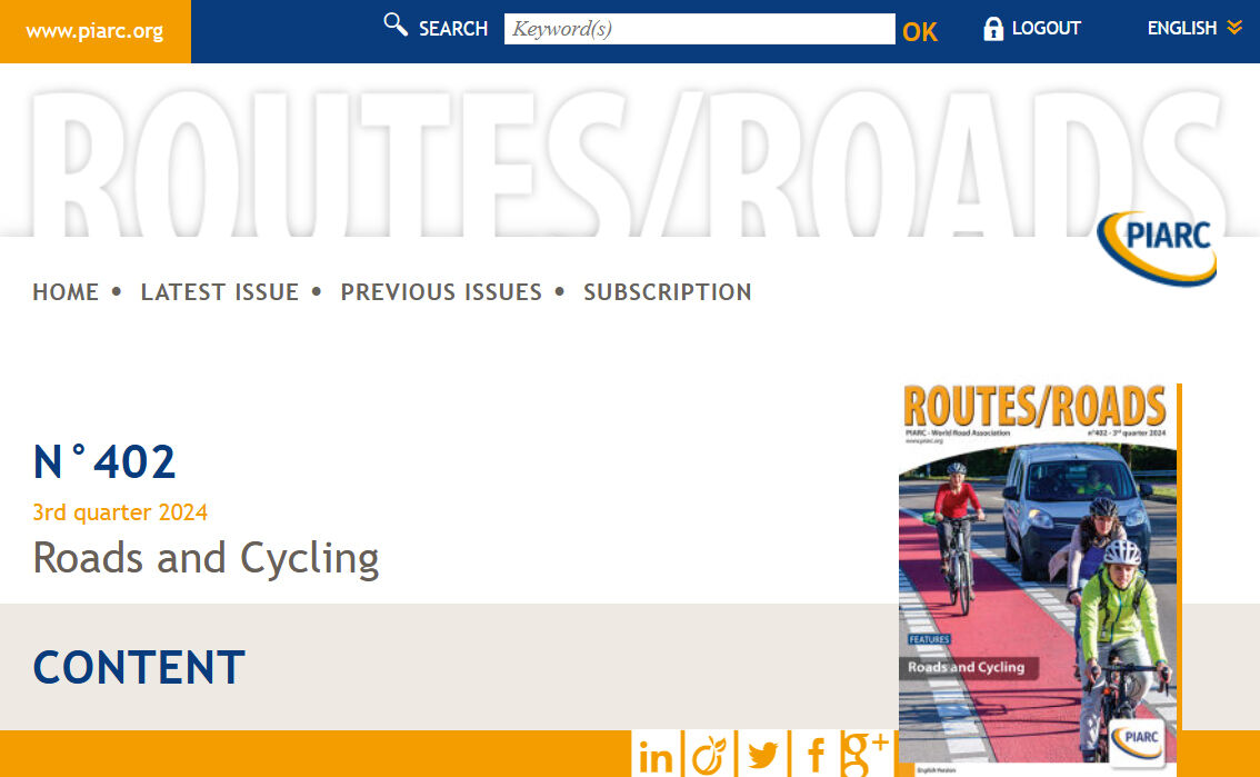 Routes/Roads magazines are available in digital format