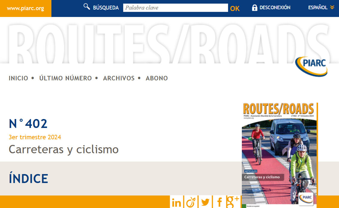 La revista Routes/Roads disponible en versión digital