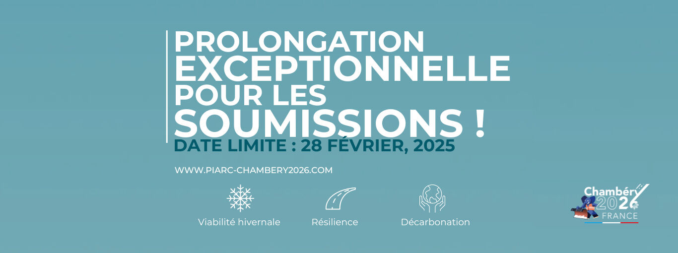 Appel à communications du 17e Congrès mondial de la Viabilité hivernale et de la Résilience routière Chambéry 2026