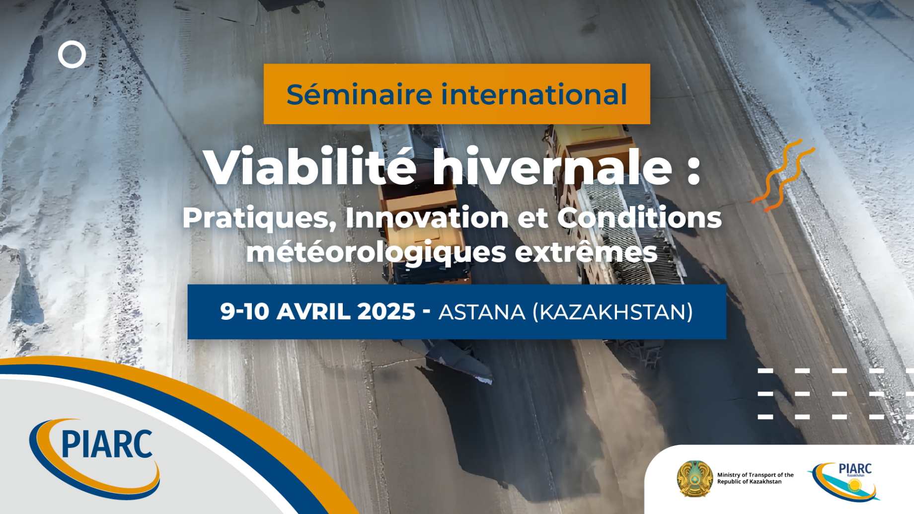 Rejoignez-nous pour le séminaire international « La viabilité hivernale : Pratiques, innovation et conditions climatiques extrêmes »