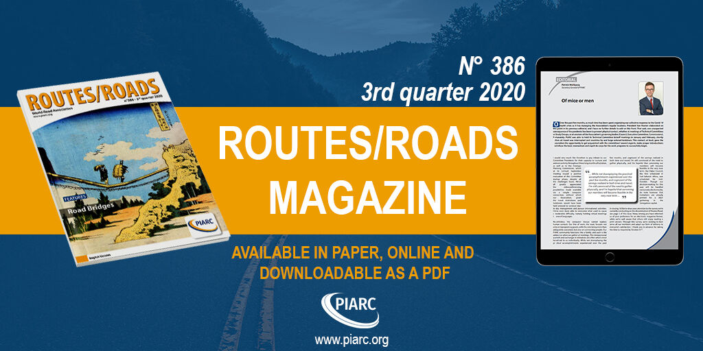 Read the new issue of PIARC's magazine "Routes/Roads"!